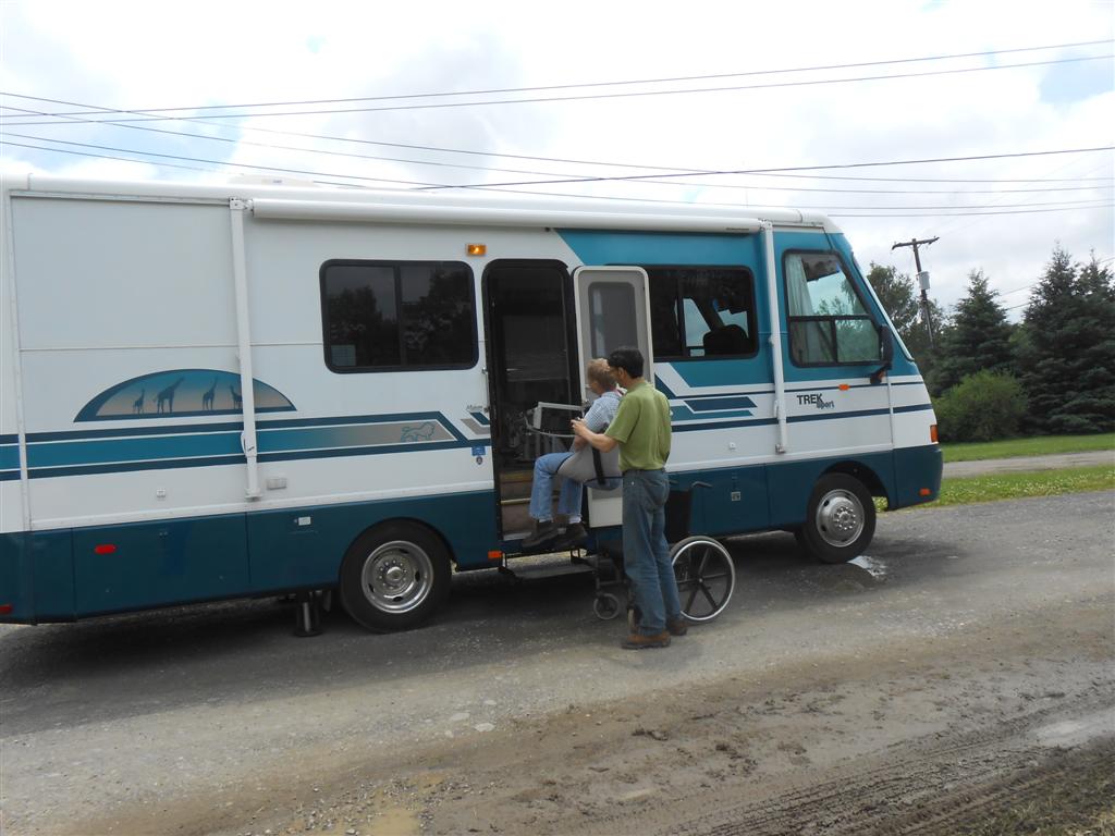 MultiLift Disability Handicap Lift Inside and Outside RV